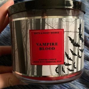 Bath and body works “vampire blood” 3-wick candle